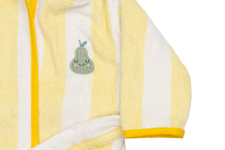 Bademantel für Babys aus Frottee-Baumwolle Pedro Birne