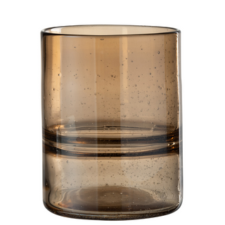 J-Line Glasvase Braun 19,5 cm – Moderne Design Blumenvase