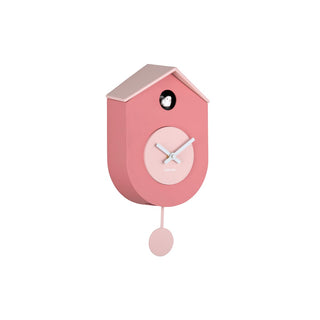 Karlsson Grato Cuckoo Kuckucksuhr Roségold – Moderne Design Wanduhr mit Kuckuck | 33 cm