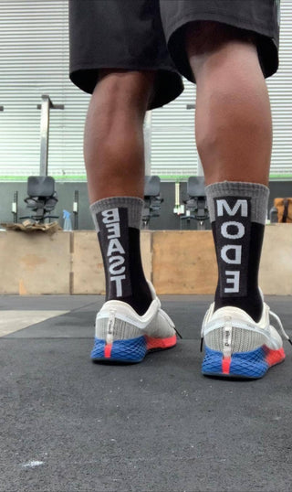 Beast Mode Sportsocken – Gepolsterte Fitness & Gym Socken aus Baumwolle
