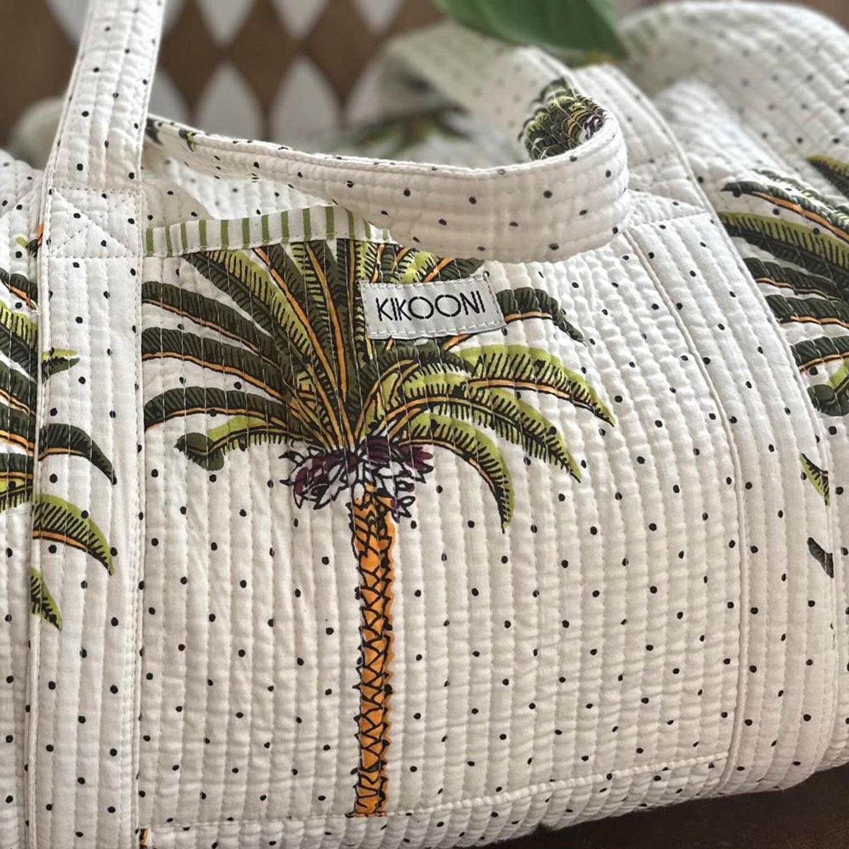 handgemachte Baumwolltasche "Palms"