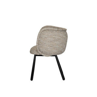 Panda-Sessel Coco – Komfortabler Sessel mit elegantem Design und pulverbeschichtetem Metallgestel
