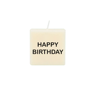 BUCHSTABEN UND ZAHLEN KERZE - ALLES GUTE ZUM GEBURTSTAG
