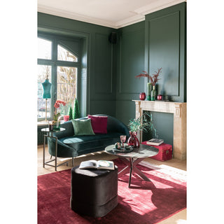 J-Line Sofa Elisabeth Grün – Elegantes Design-Sofa aus Textil & Metall für modernes Wohnen