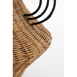 Fabiola Dekoration Vase - H43 x Ø30 cm - Rattan - Braun