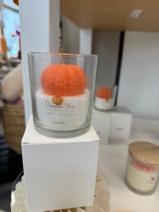 Duftkerze „Pumpkin Glow“ – Sojawachs mit Sandalwood, Mandarine & Kürbisduft