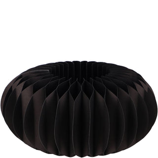 Papier Sockel „Dacia“ schwarz Ø39 cm – modernes Deko Podest für Vase & Wohnaccessoires