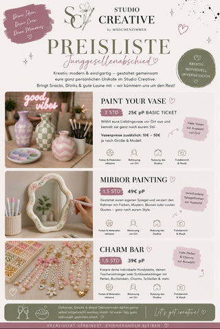 JGA Workshop Buchung ✨ | Studio Bloom & Studio Creative