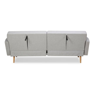 3-Sitzer Sofa Webstoff Grau