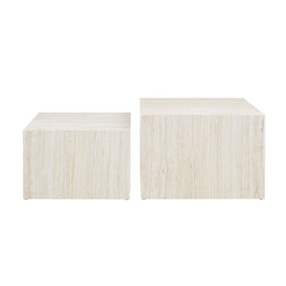 Couchtisch Travertin 2er Set
