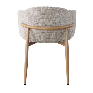 Pole to Pole Osaka Chair Beige – moderner Japandi Esszimmersessel (2er-Set)
