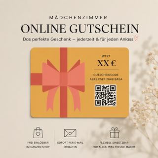 Mädchenzimmer ONLINE GUTSCHEIN