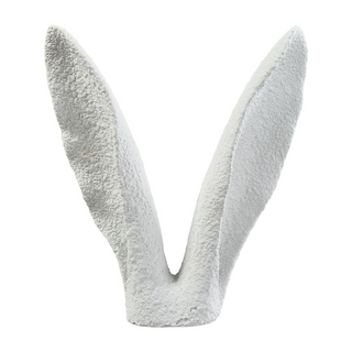 Deko Hasenohren aus Resin in Weiß 29 cm – Moderne Osterdeko Figur