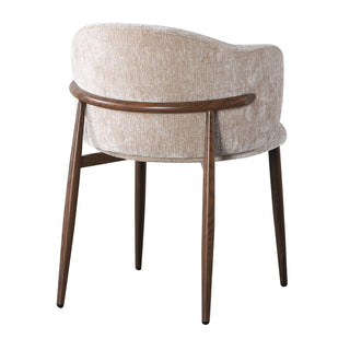 Pole to Pole Osaka Chair Beige – Japandi Esszimmersessel mit Armlehnen (2er-Set)