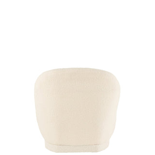 J-Line Zetel Teddy Bouclé – Samt – Weiß