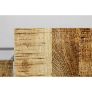2-teiliges Pflanzenständer-Set - Mangoholz/Eisen