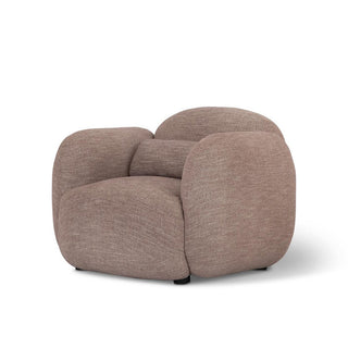 Jesper Home XXL Loungesessel – moderner Design Sessel in Anthrazit, Braun & Purple