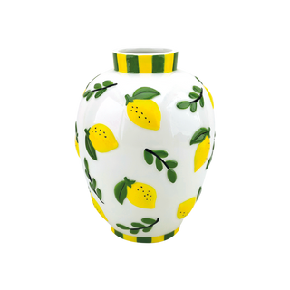 Zitronen‑Vase Ø16 H21 cm