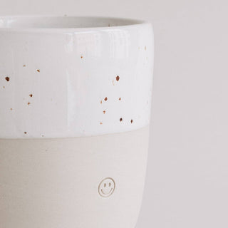 Eulenschnitt Becher Smiley