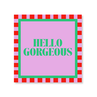 Papierservietten „Hello Gorgeous“ FSC – 3-lagig – 33 x 33 cm (20 St.)