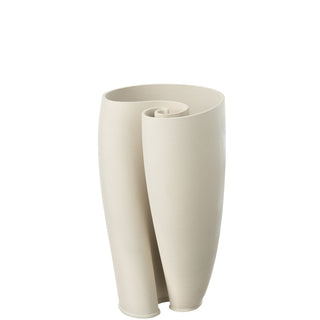 Keramikvase Beige 33,5 cm – Hydria Vase Groß 23 cm – J-Line