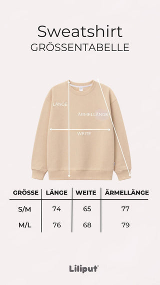 Erwachsenen Sweatshirt beige Cool Moms Club