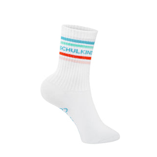 Schulkind Socken – Einschulungs Socken für Kinder & Family Look | Geschenk zur Einschulung ORANGE-MINZE
