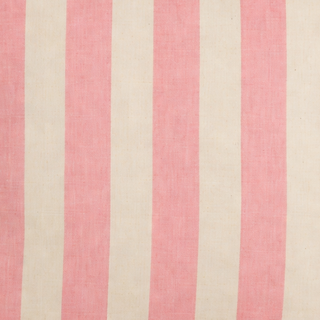 Dekokissen Rosa 45x45 cm – Gestreiftes Sofakissen mit Baumwolle & Leinen | Mica Decorations