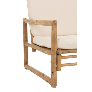 J-Line Rattan Lounge Sitz Braun – Elegantes Design-Sitzmöbel aus Rattan für stilvolles Wohnen