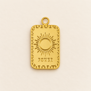 Wish Keeper Charm „POWER“ | Gold