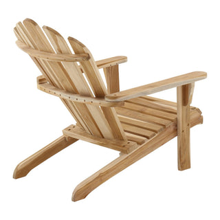 Gartensessel aus Teakholz – Outdoor Armlehnstuhl für Terrasse, Balkon & Garten