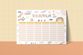 Stundenplan "Regenbogen"