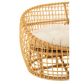 J-Line Rattan Sitzmöbel Braun – Design Lounge Sitz aus Rattan | Stilvoll & Komfortabel