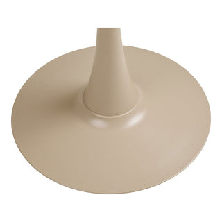 Bistrotisch Meira Taupe Ø60 cm – moderner Stahltisch für Balkon, Terrasse & Küche – stilvolle Wohnaccessoires