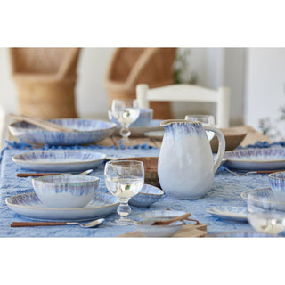 Brisa Beige Kaffeetasse mit Untertasse – Steingut 6er Set