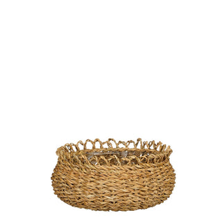 Gourdon Pflanzkorb – 4er-Set – Seegras – Braun