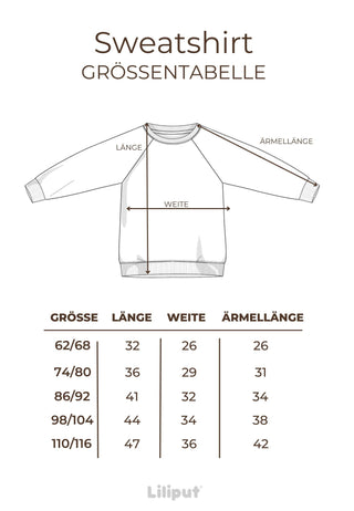 Mini Sweatshirt “Milky Morning” beige