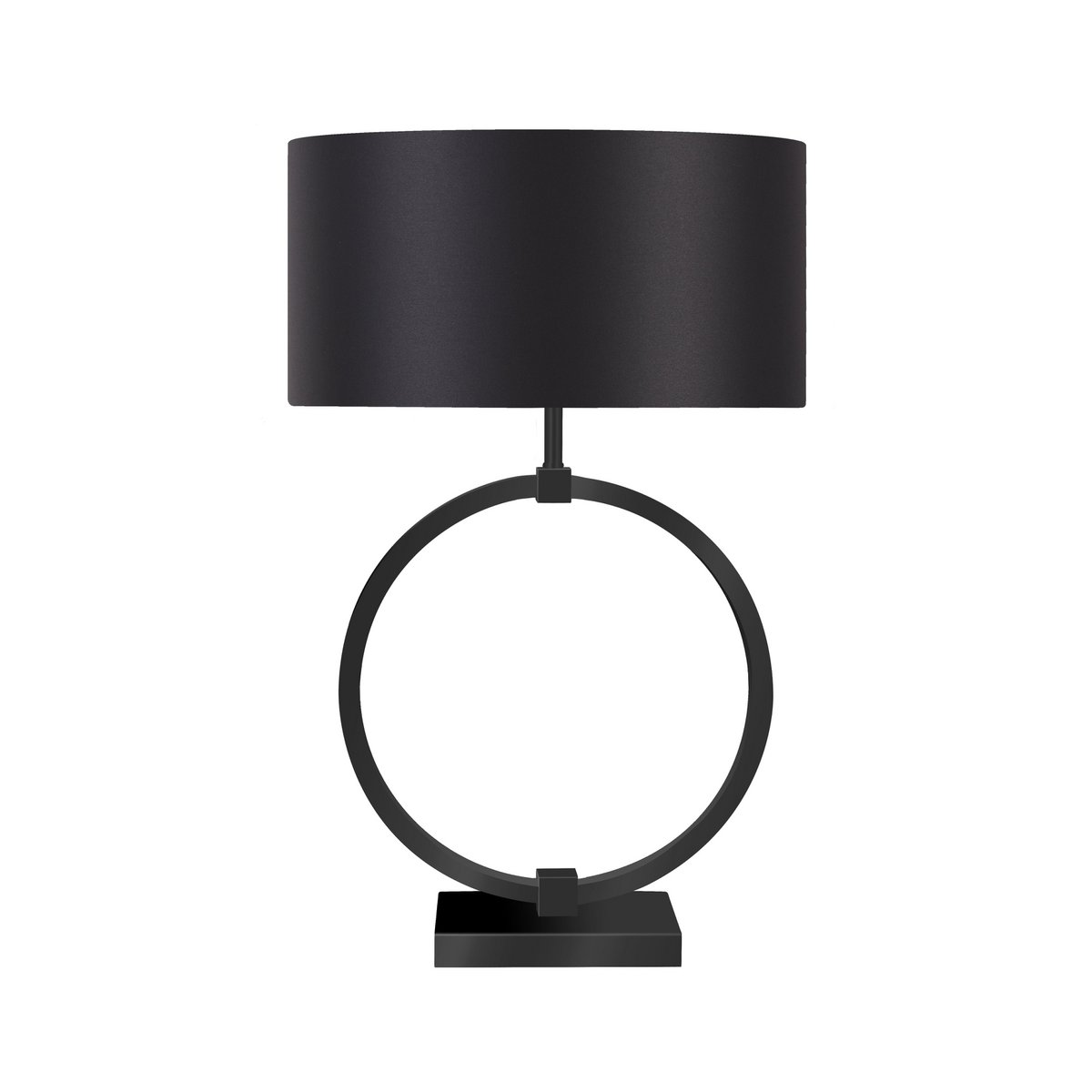 Ringlampe Schwarz L