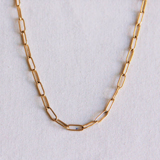 Edelstahl Halskette Gold – Verstellbare Damenkette aus Edelstahl