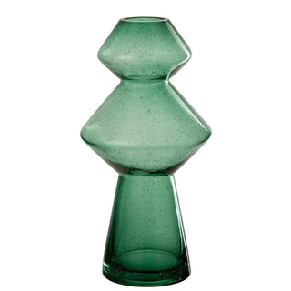 Vase Carol aus Glas – Emerald Green | Deko-Vase 35 cm von J-Line