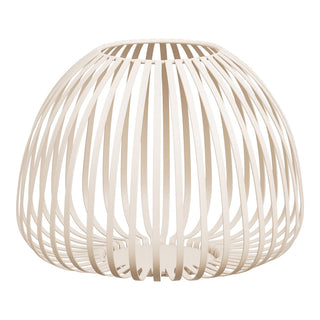 Stoense Laterne Beige Ø25x20 cm – Moderne Metall Laterne & Windlicht für stilvolle Wohnraum-Dekoration