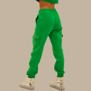 GOOD GIRL BAD HABITS Jogging Cargo-Hose – Lässig, Gerade Passform & Statement Print