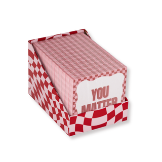 Papierservietten „You Matter“ FSC – 3‑lagig – 33 × 33 cm (20 St.)