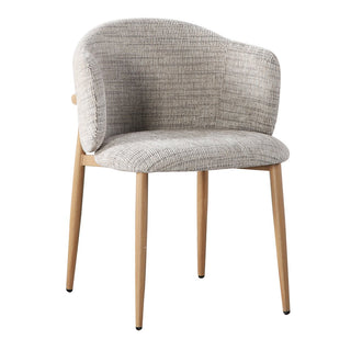 Pole to Pole Osaka Chair Beige – moderner Japandi Esszimmersessel (2er-Set)