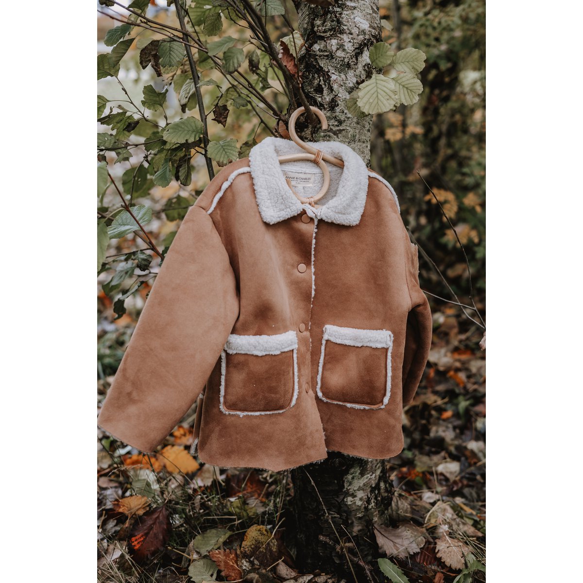 Annie & Charles® children's lambskin jacket