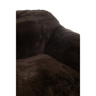 J-Line Sofa Cutie Braun Large – Modernes Design-Sofa in warmem Braun mit stilvollem Komfort