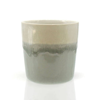 Mea Living Becher „Smile“ – Steingut Tasse Grau – 280 ml – Handgemacht Geschenkidee