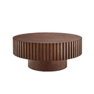 Couchtisch Ø 80 cm Walnuss