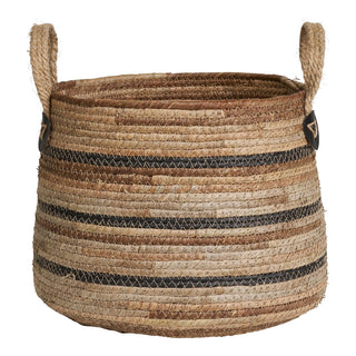 Korb "Erba" Bananenblatt natur 2er Set