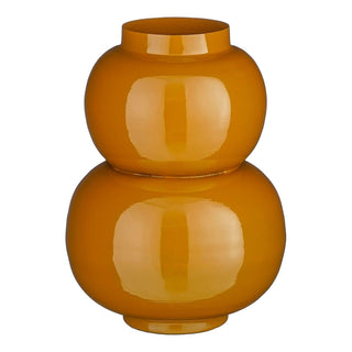 Boyd Vase  – Metall – Braun